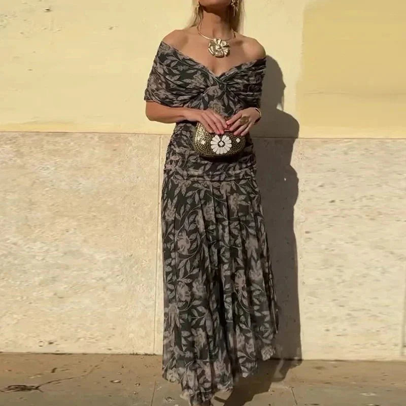 Luana® | Vestido elegante com decote em V