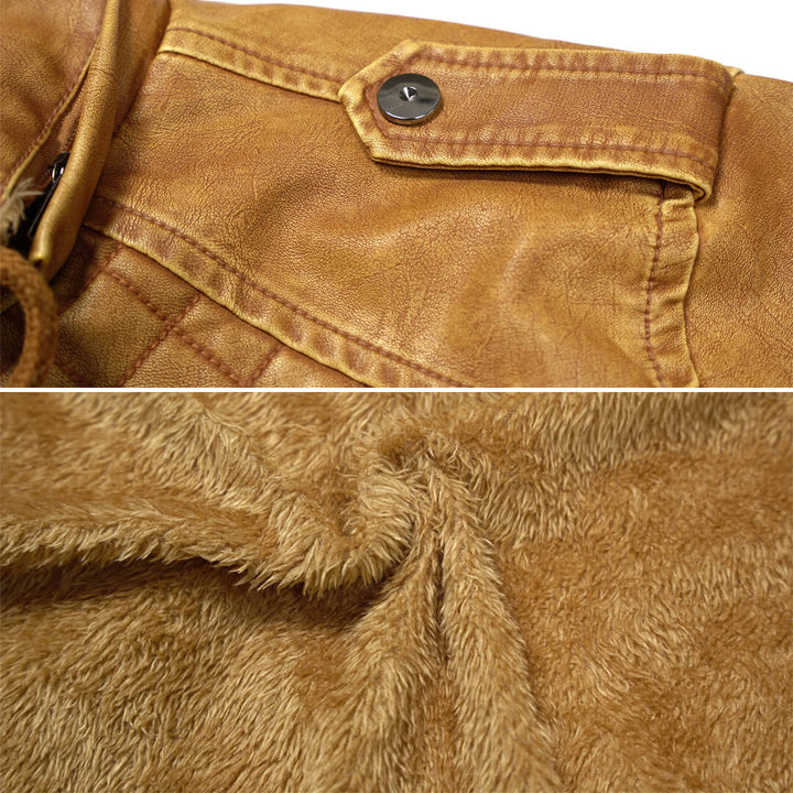 Jaqueta de Couro Luxuosa