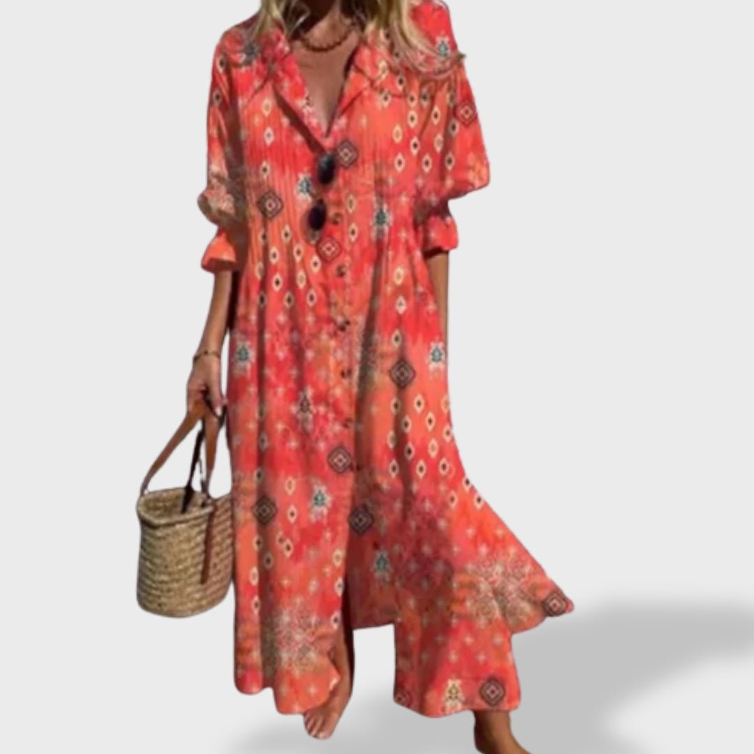 Odessa - Vestido Boho de Linho