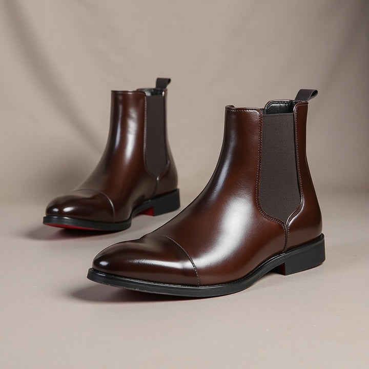 Botas Chelsea de Couro Annibale Carracci