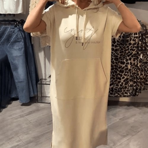 Saskia™ | Vestido casual com capuz