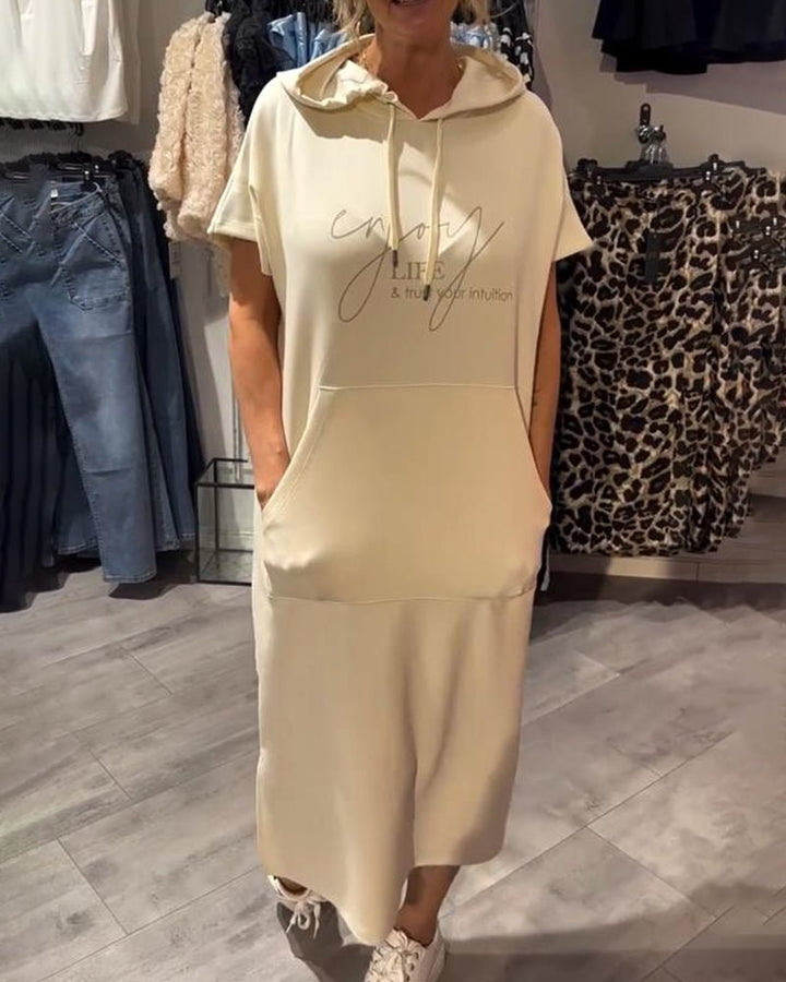 Saskia™ | Vestido casual com capuz