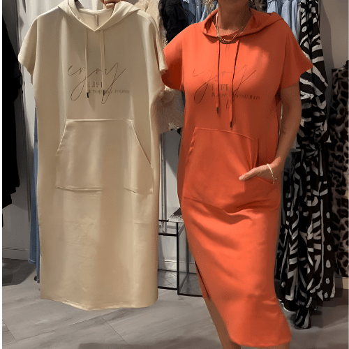 Saskia™ | Vestido casual com capuz