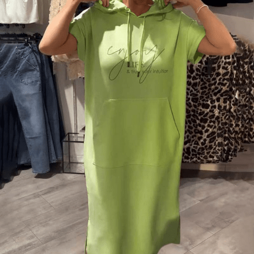 Saskia™ | Vestido casual com capuz
