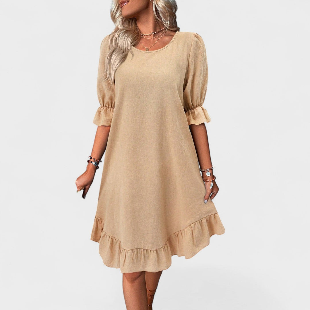 Sassa - Vestido casual com folhos