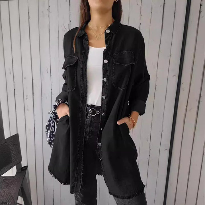 JansenStyle™ Oona - Blazer jeans oversized da moda