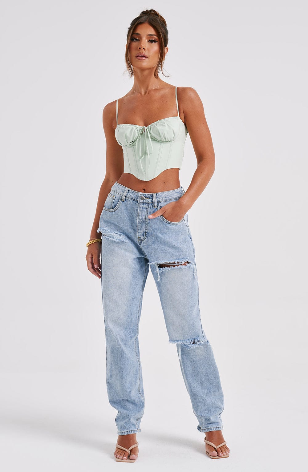 Calça Tropez - Lavagem Azul