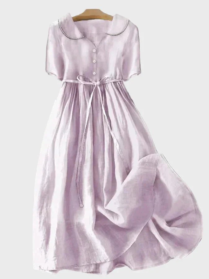 Vestido Clássico com Botões