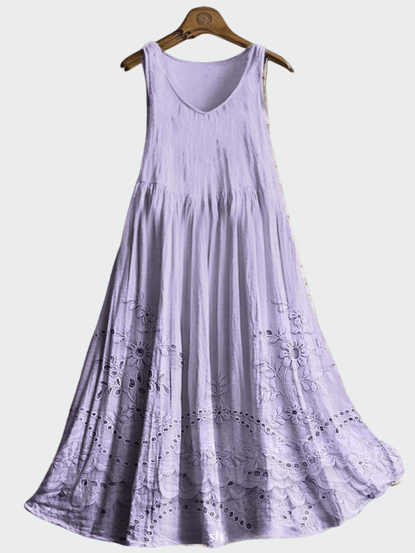 Vestido com Renda Inglesa