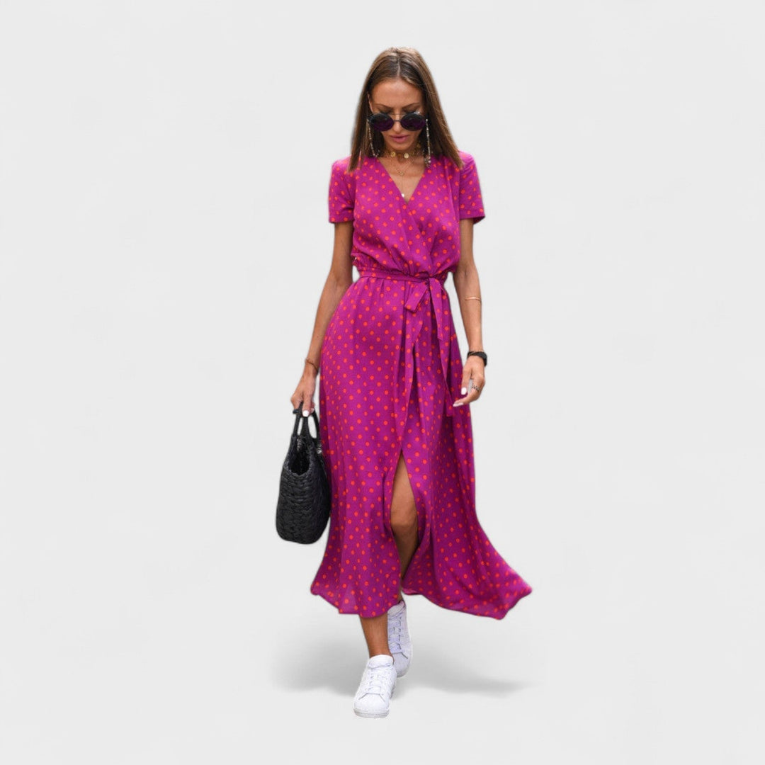 Vestido Lírio Rosa - Estilo Boho Chic